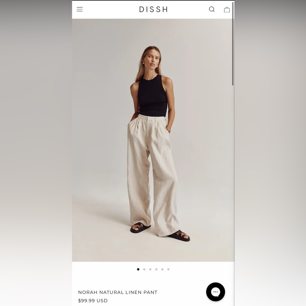 Dissh linen pants